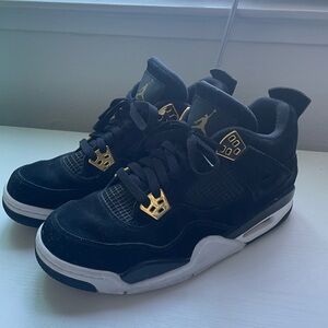 Black and Gold Air Jordan 4